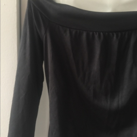 BLACK OFF SHOULDER DRESS SIZE M 4/6 - Picture 4 of 4